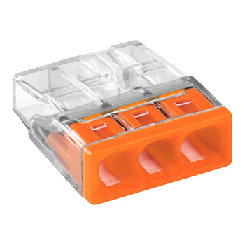 Złączka Wago 3-torowa, model: 2273-203, od 0,5-2,50mm², 10 szt