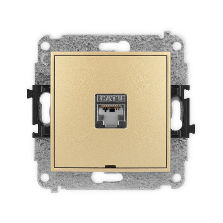 KARLIK MINI 29MGKBO-1e  Gniazdo komputerowe pojedyńcze  1xRJ45