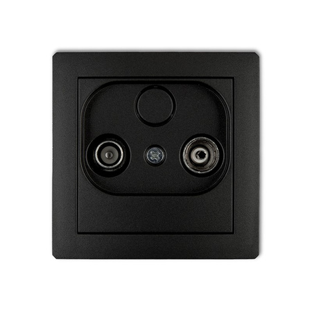 KARLIK DECO 12DG9P Gniazdo abonenckie RTV przelotowego 9dB