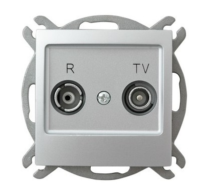 OSPEL IMPRESJA GPA-YK/m/18 Gniazdo RTV końcowe srebro