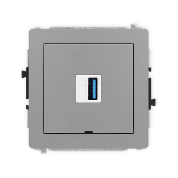 KARLIK DECO 27DGUSBBO-5  Gniazdo pojedyńcze  USB A-A 3.0