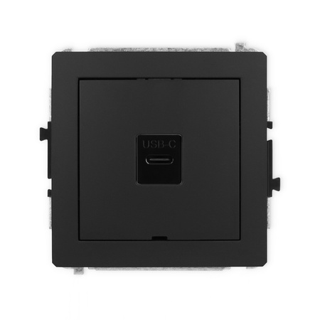 KARLIK DECO 12DGUSBBO-7  Gniazdo pojedyńcze  1xUSB C-C