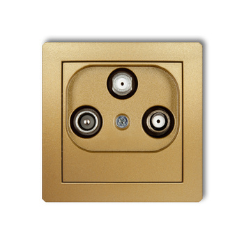 KARLIK DECO 29DGSN  Gniazdo abonenckie 2 wyjścia SAT + TV