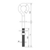 AN-KOM Śruba hakowa M20 x 250 mm P199048