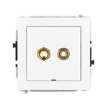 KARLIK DECO 25DGGBO-4  Gniazdo głośnikowe pojedyńcze