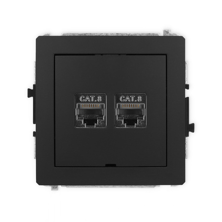 KARLIK DECO 12DGKBO-12 Gniazdo komputerowe podwójne 2xRJ45