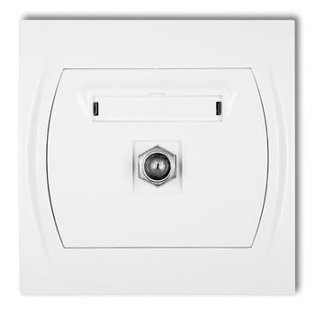 KARLIK LOGO LGF-1  Gniazdo antenowe pojedyncze typu F (SAT)