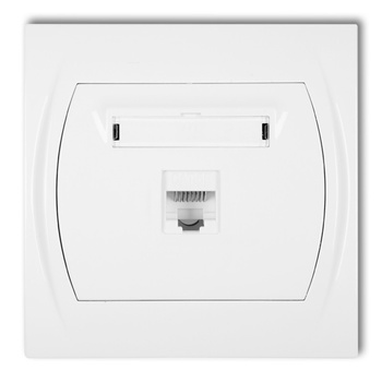 KARLIK LOGO LGK-1   Gniazdo komputerowe pojedyncze 1xRJ45