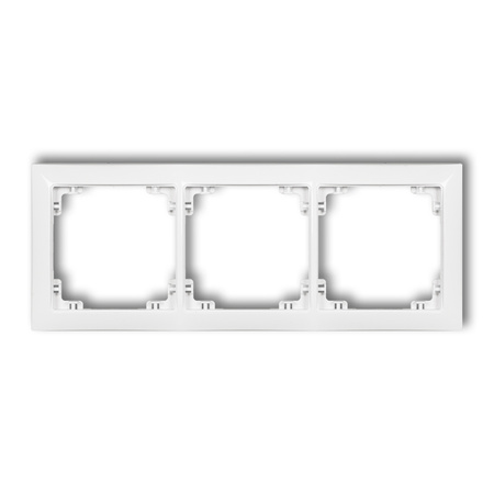 KARLIK DECO DRSO-3 Ramka uniwersalna potrójna z tworzywa DECO Soft