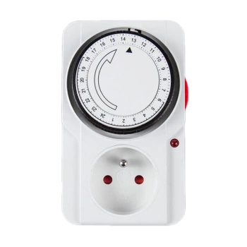 PLASTROL W-00387 Programator czasowy mechaniczny 24h IP20