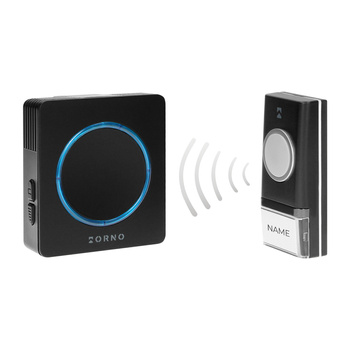 Dzwonek bezprzewodowy OPERA DC, bateryjny, learning system, 36 dźwięków, 100m