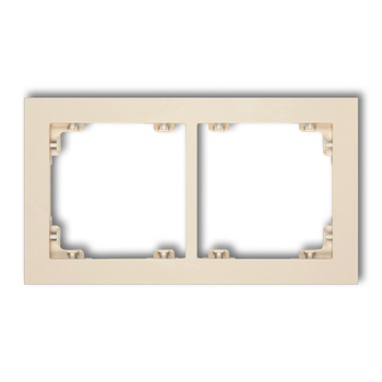 KARLIK DECO 1DR-2 Ramka uniwersalna podwójna z tworzywa