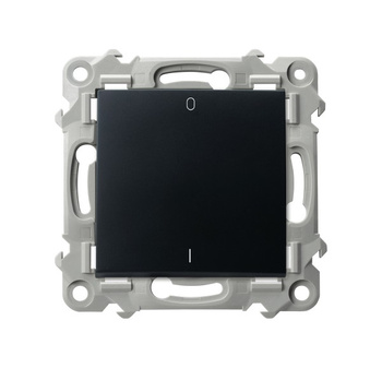 OSPEL SZAFIR ŁP-11Z/m/33 Łącznik dwubiegunowy czarny metalik