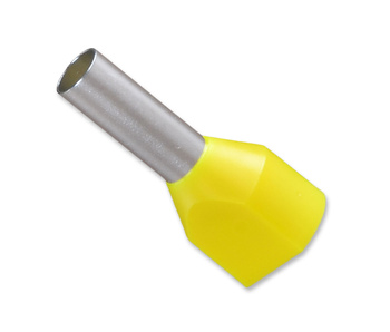 Twin-koncówka tulejkowa 6,0/14 zół