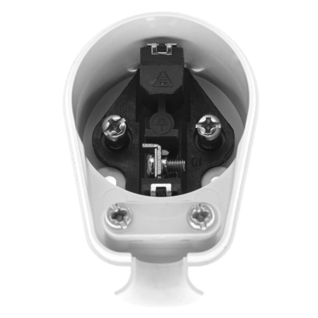 Plastrol Wtyczka kątowa rozbieralna Biała WT-16 W-10104