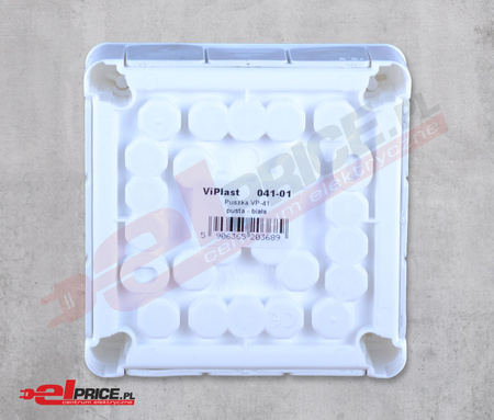 Puszka natynkowa hermetyczna ip55 98x98x42  "90" n/t ip55 12-wl