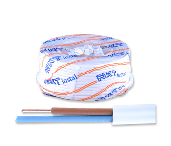 NKT przewód kabel płaski YDYp 2x1,5 450/750V 1m