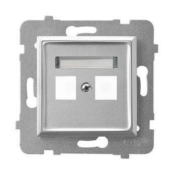 Ospel aria GPK-2U/p/18 Obudowa gniazda podwójnego typu Keystone prosta
