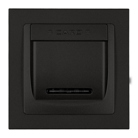 KARLIK DECO 12DSH-1 Łącznik hotelowy z ramką uniwersalną pojedynczą z tworzywa DECO