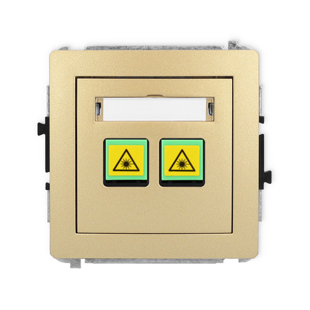 KARLIK DECO 29DGOP-2 Gniazdo światłowodowe optyczne podwójne