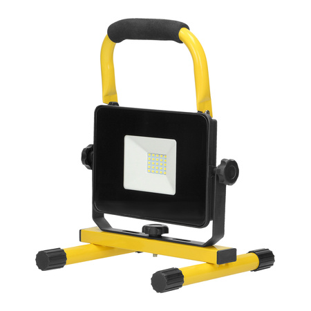 BATRI LED 20W, Naświetlacz roboczy, przenośny z akumulatorem, 1600lm, IP65, 6500K, 2200mAh
