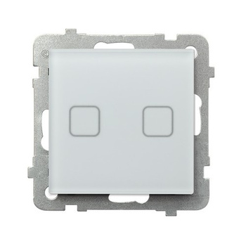 OSPEL SONATA TOUCH ŁPD-18RS/m/78 Łącznik dotykowy dwugrupowy zwierny z podświetleniem