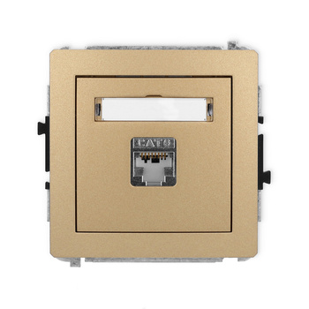 KARLIK DECO 8DGK-5  Gniazdo komputerowe pojedyńcze  1xRJ45