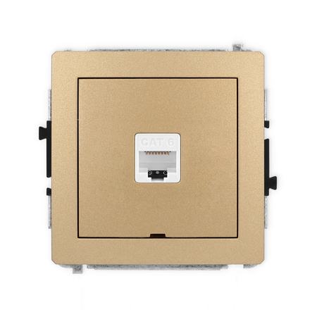 KARLIK DECO 8DGKBO-3 Gniazdo komputerowe pojedyńcze 1xRJ45