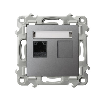 OSPEL SZAFIR GPK-1Z/K/m/70 Gniazdo komputerowe pojedyncze, kat. 5e MMC