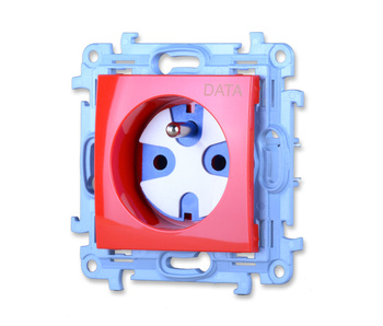 Simon10 cgd1.01/22 gniazdo pojedyncze data z/u z kluczem