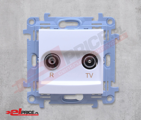Kontakt simon 10 cak.01/11 gniazdo antenowe r-tv