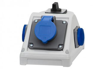 F-ELEKTRO F3.0805  Rozdzielnica  kombi 16/3, 2x230V, 0/1(16A)