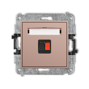 KARLIK ICON 62IGG-1 Mechanizm gniazda głośnikowego pojedynczego