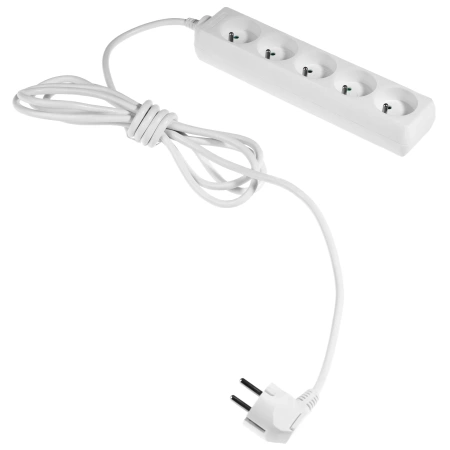 Plastrol Przedłużacz z pięciokrotnym gniazdem wtyczkowym ECO W-97488