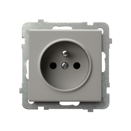 OSPEL SONATA GP-1RZ/m/82 Gniazdo pojedyncze z uziemieniem kaszmir