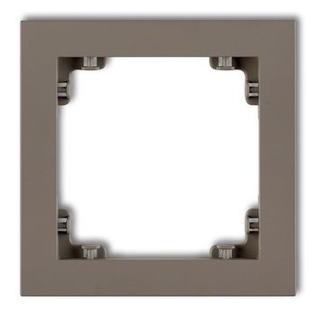 KARLIK DECO 49DR-1 Ramka uniwersalna pojedyncza z tworzywa DECO Pastel Matt