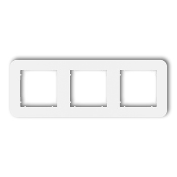 KARLIK MINI 25MRTZ-3 Ramka uniwersalna potrójna zaokrąglona z tworzywa