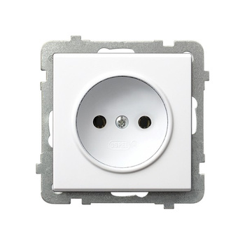 OSPEL SONATA GP-1R/m/00 Gniazdo pojedyncze biały