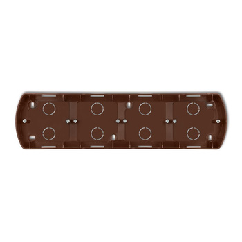 KARLIK TREND 9PTH-4 Puszka montażowa pozioma poczwórna