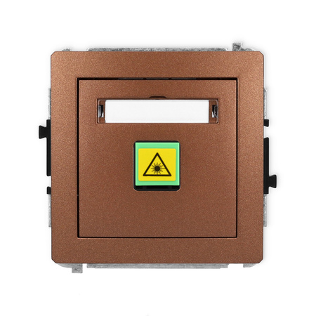 KARLIK DECO 9DGOP-1 Gniazdo światłowodowe optyczne pojedyńcze