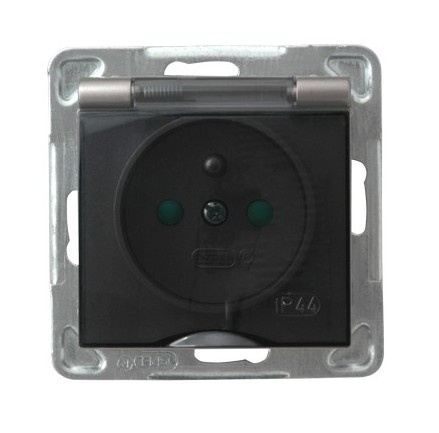 OSPEL IMPRESJA GPH-1YZP/m/23/d Gniazdo bryzgoszczelne z/u IP-44