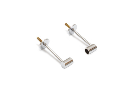 Uchwyt PEN12 podwójny z gwintem 100 chrom