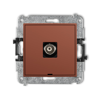 KARLIK MINI 63MGBNCBO-1 Mechanizm gniazda pojedynczego BNC, bez pola opisowego