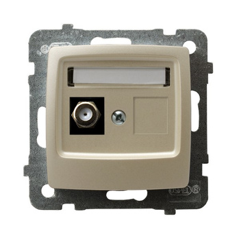 OSPEL KARO GPA-1SF/m/42 Gniazdo antenowe typu F pojedyncze