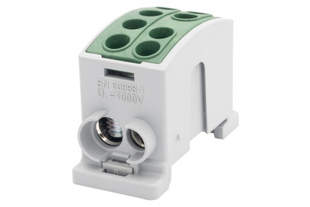 F-ELEKTRO F2.0374 Zacisk HLK 125A-2 (1x35,1x25 / 1x35,1x25)-zielony