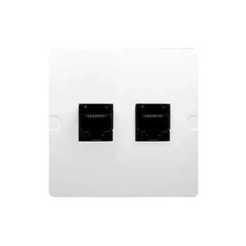 Kontakt-Simon Basic BMF5T.02/11 Gniazdo RJ45 kat.5e + RJ11 Biały