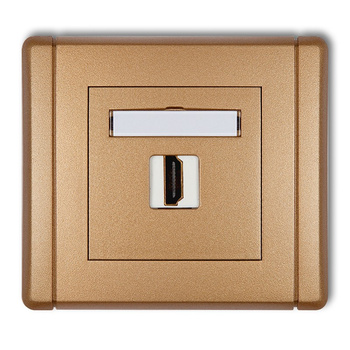 KARLIK FLEXI 8FHDMI-1  Gniazdo pojedyncze HDMI 2.0