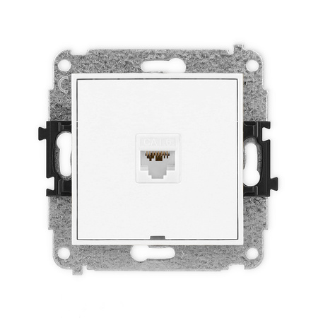KARLIK MINI MGKBO-7  Gniazdo komputerowe pojedyńcze  1xRJ45