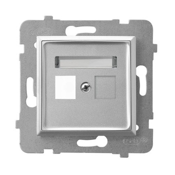 Ospel aria GPK-1U/p/18 Obudowa gniazda pojedynczego typu Keystone prosta