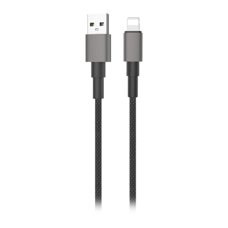 Kabel USB-A - Lightning Miccell VQ-D34, 2,4A, 1,2m, czarny